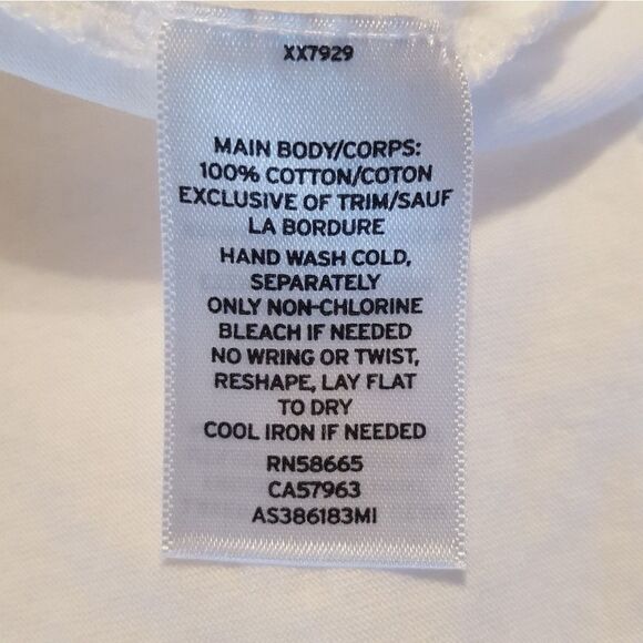 1901 Tie Back Cotton Tee - Size XS - Picture 7 of 8